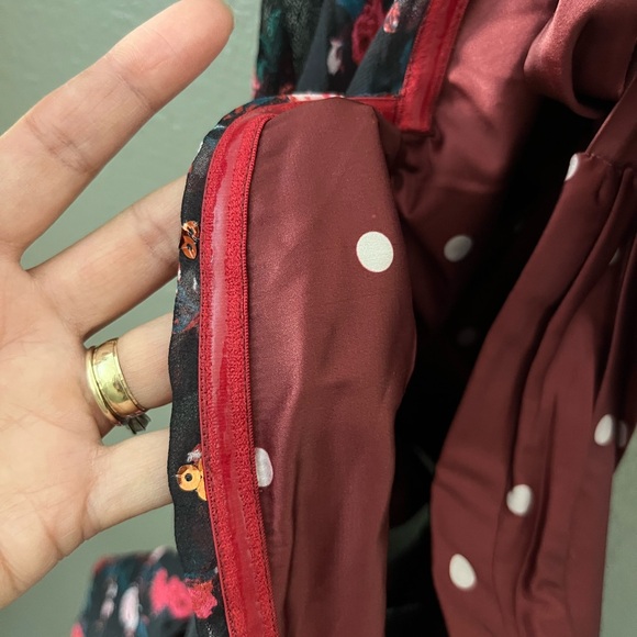 NWT For Love & Lemons Cascade Mini Dress Rose Size L - Picture 9 of 15